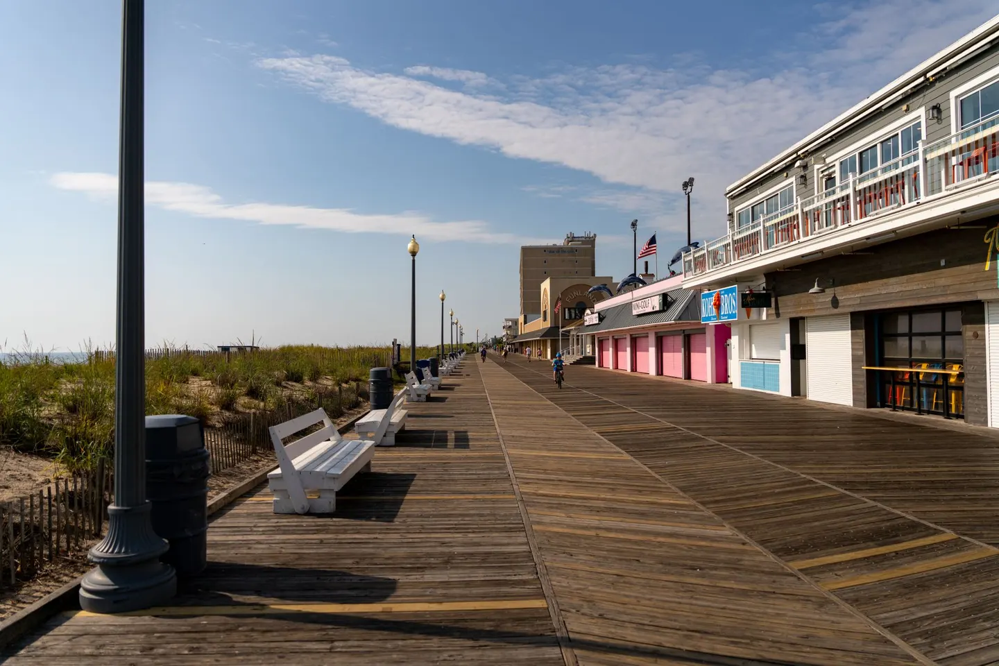 The boardwalk at Rehoboth Beach, Delaware