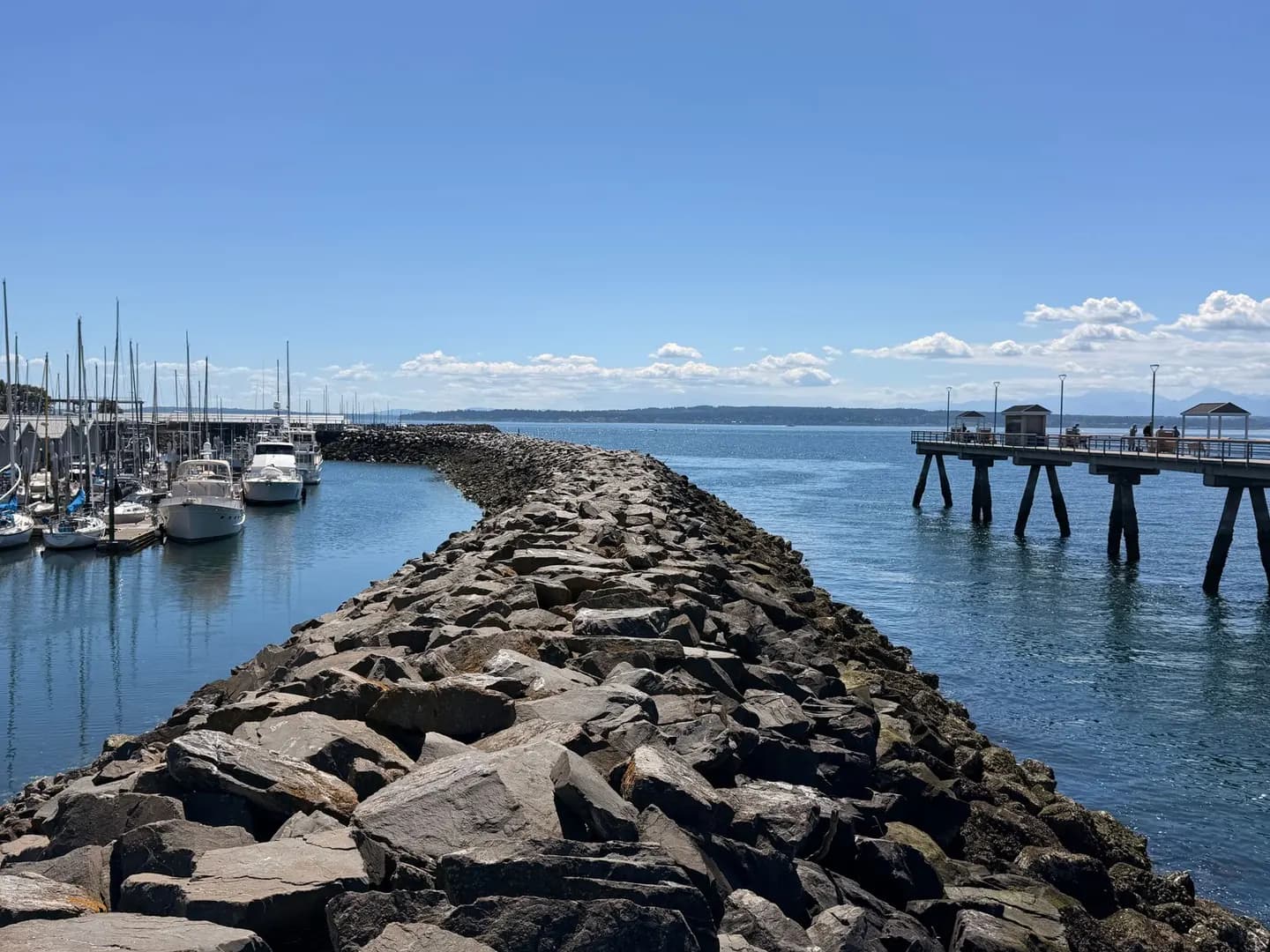 The marina at Edmonds, Washington