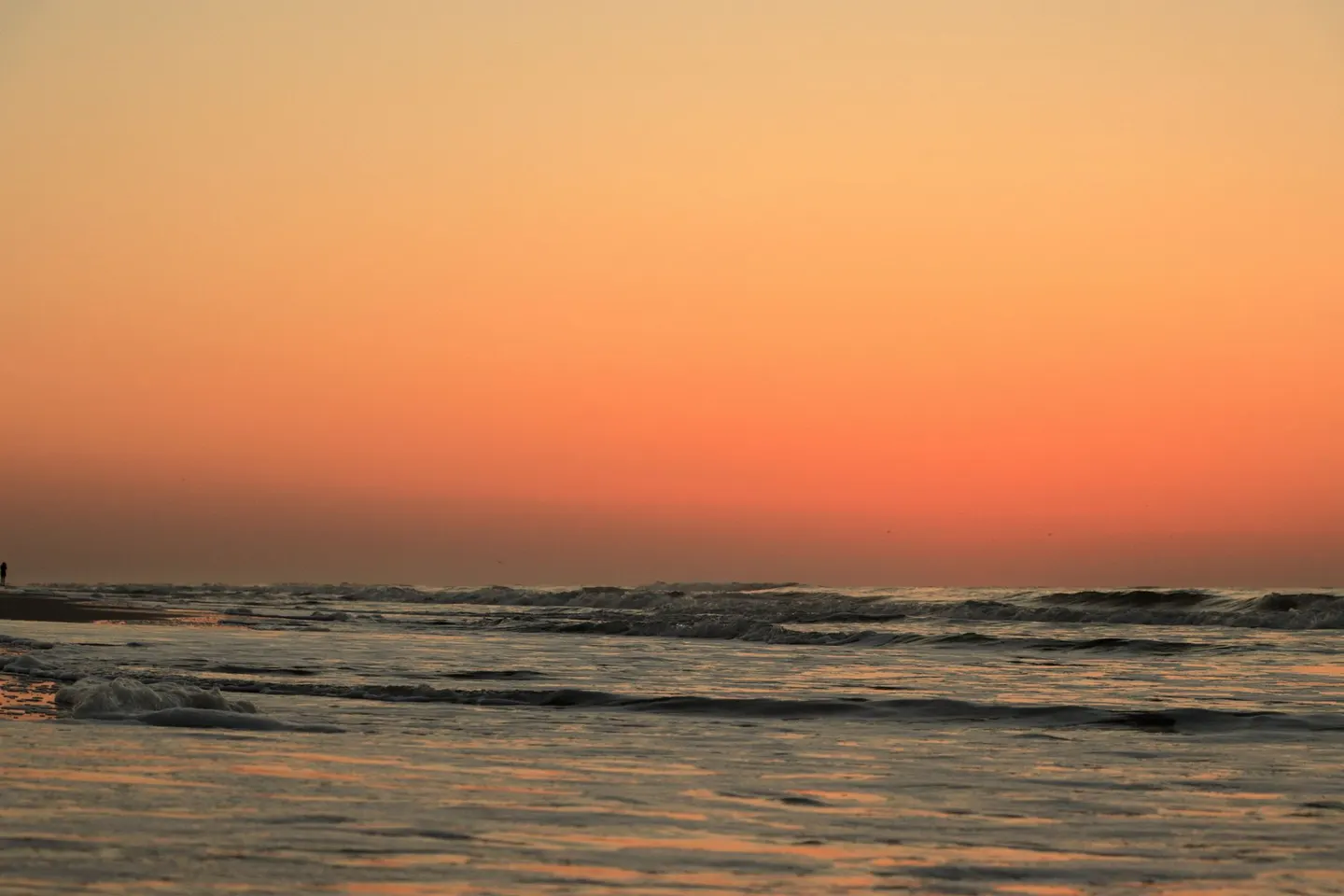 Sunset over the beach at Hilton Head Island, South Carolina